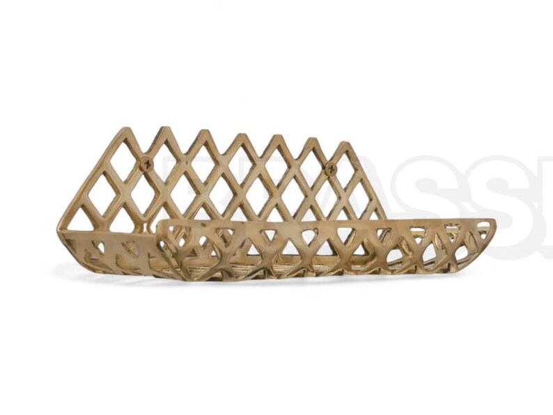 Moroccan Copper Brass Soap Holder – Wall-Mounted Hand Engraved Modern Soap Holder Dish for farmhouse bathroom sinks Elegant Geometric Decor
