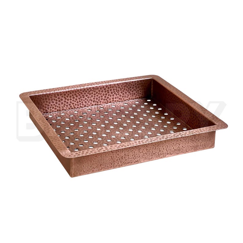 Moroccan Hammered Copper Farmhouse Sink with Drainboard – Handcrafted Double Bowl Apron Front Kitchen Sink