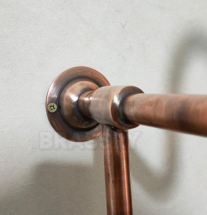 Vintage Moroccan bathroom design with handcrafted shower system

