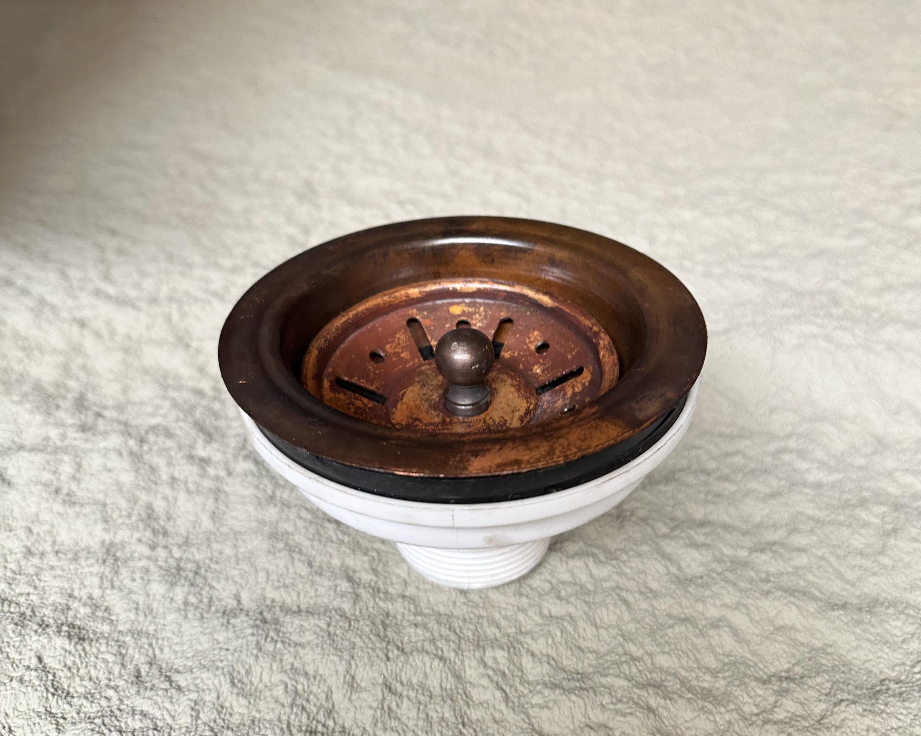 Copper  Kitchen Sink Drain, Copper Sink Strainer For Kitchen Sink