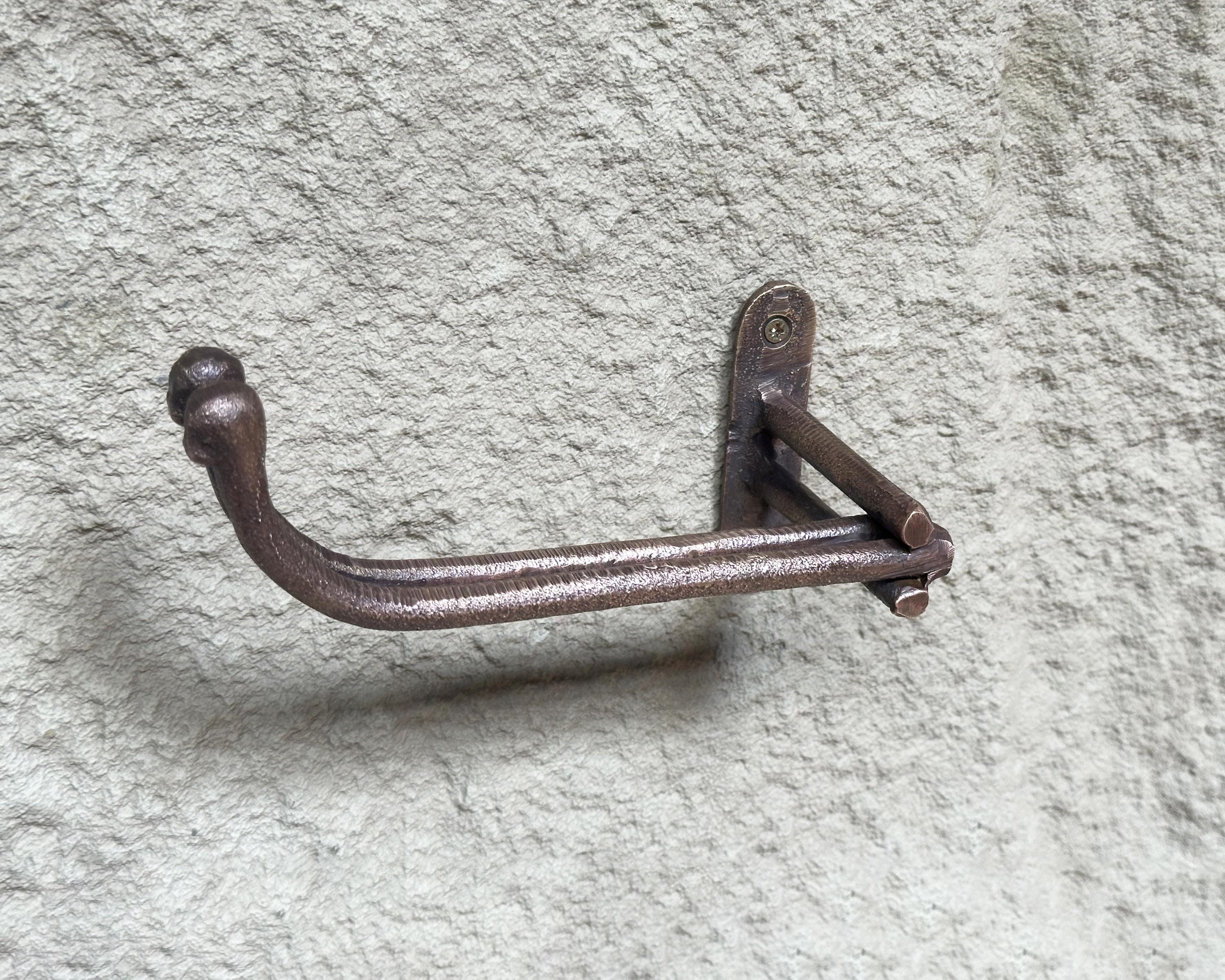 Aged Copper Toilet Paper Holder, Tissue Holder for Bathroom, Copper Toilet Roll Holder