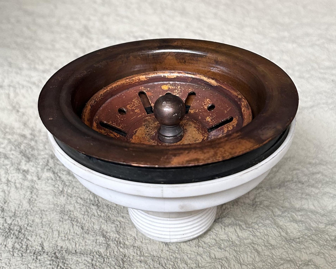 Copper  Kitchen Sink Drain, Copper Sink Strainer For Kitchen Sink