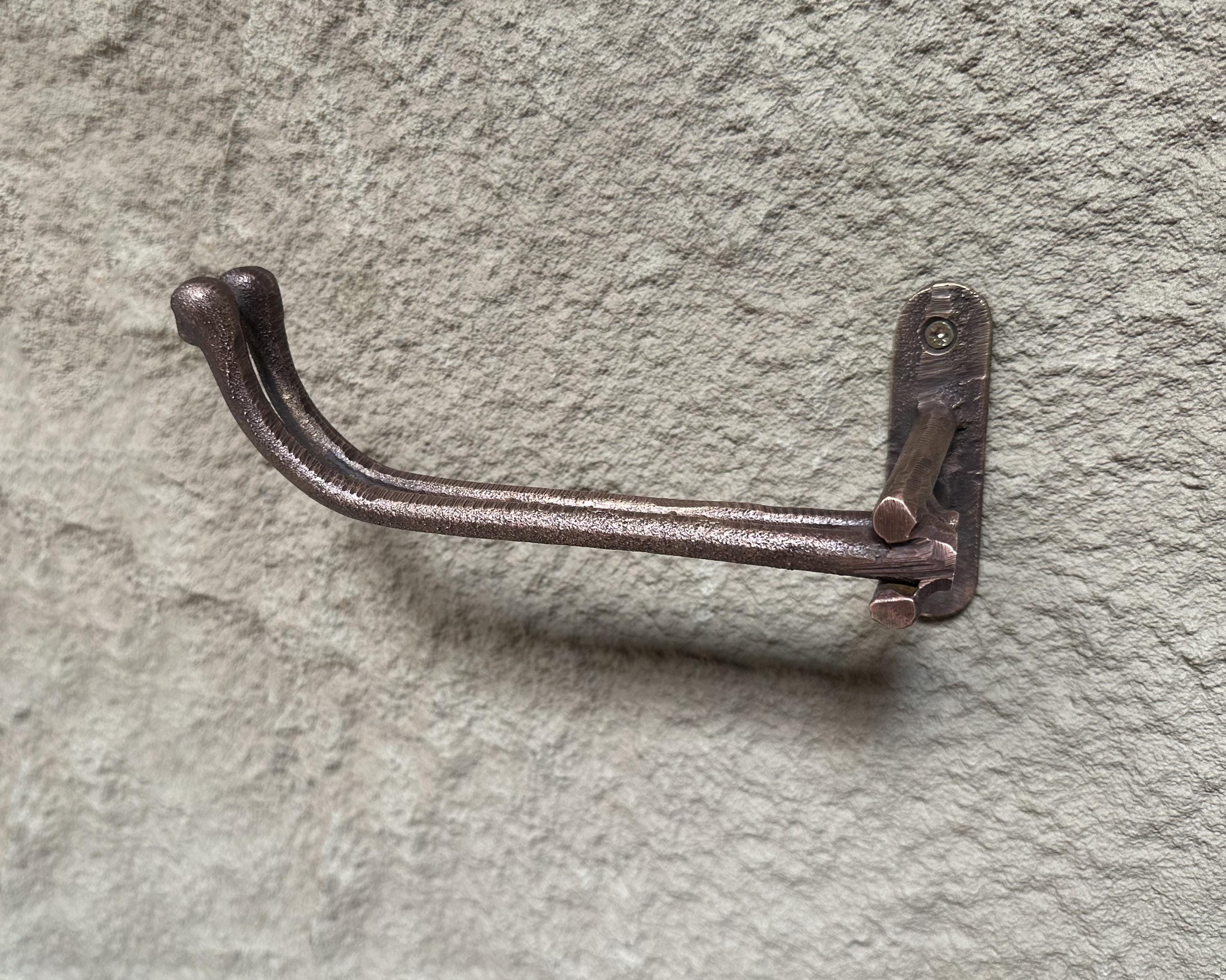Aged Copper Toilet Paper Holder, Tissue Holder for Bathroom, Copper Toilet Roll Holder